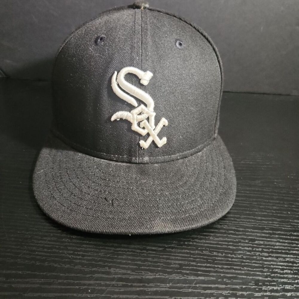 Chicago White Sox New Era‎ 59FIFTY Baseball Cap Hat 7 Black MLB Fitted